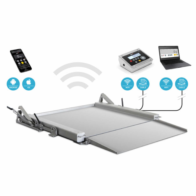 Washdown platform scale designed to easily be washed daily to meet food industry highest hygienic standards. Also with full range of connectivity options