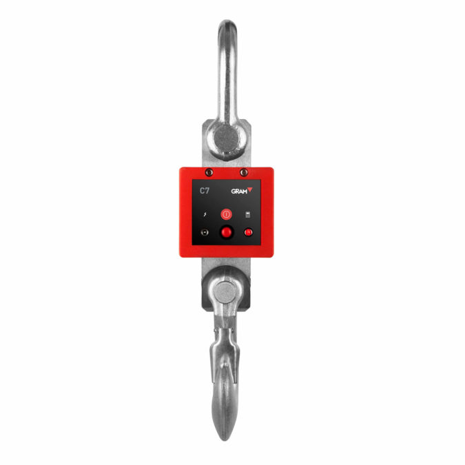 Wireless indicator from crane scale to read weighing values and operate any function remotely