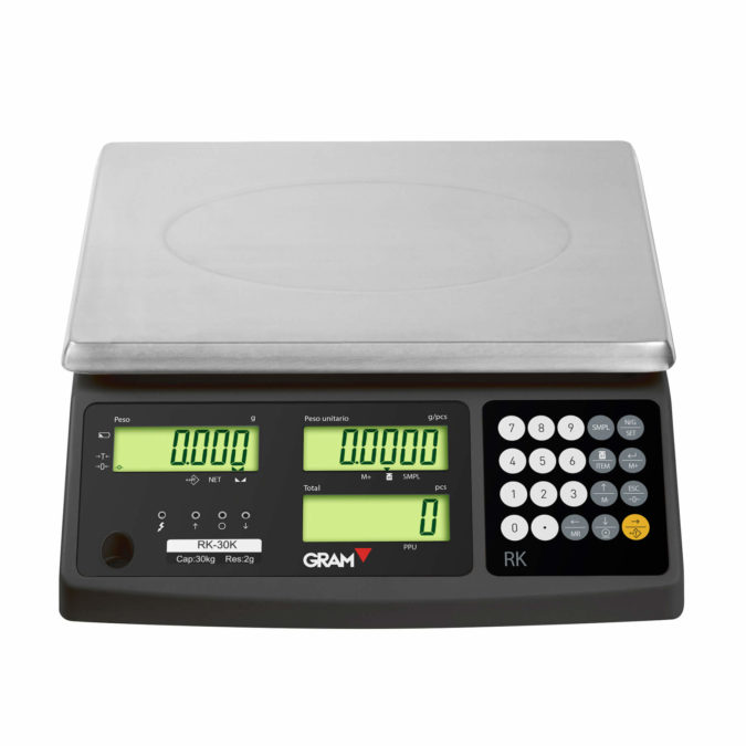 Industrial piece counting scale