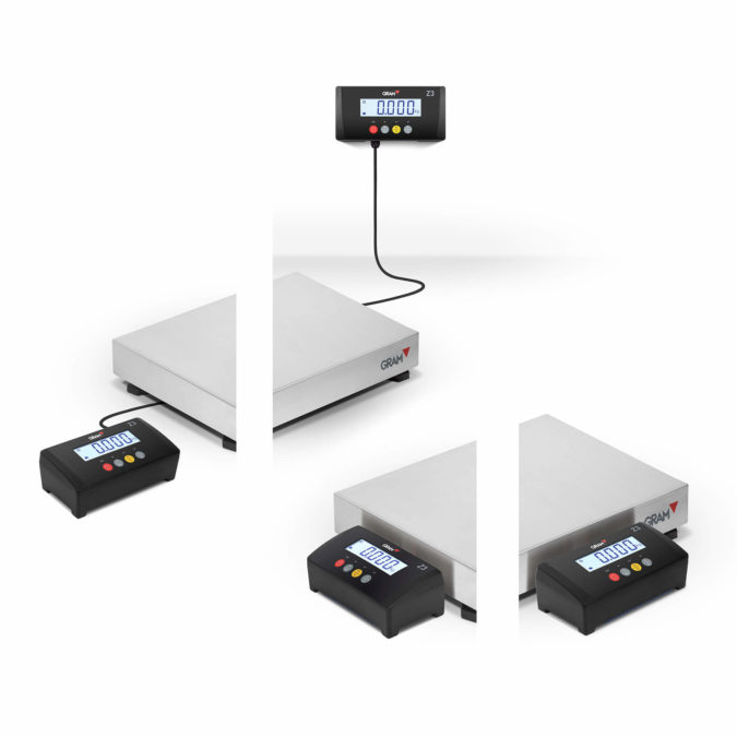 Z3T scale allows you to place the indicator in multiple positions to create a customised working space