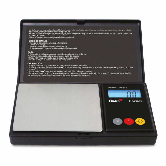 portable pocket scale to weigh small items with a high precision