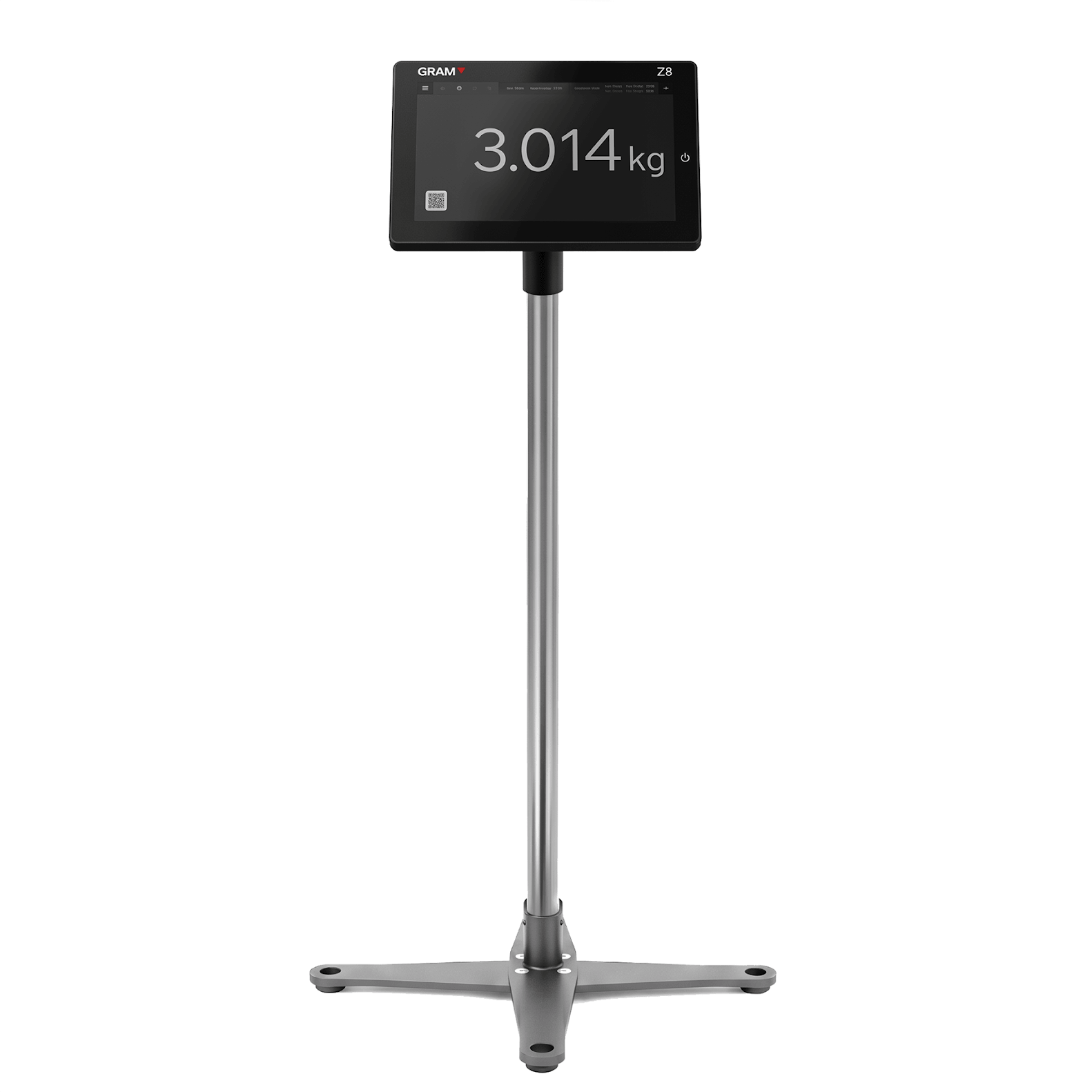 CS-1 S stainless steel floor stand with stainless column for Z8